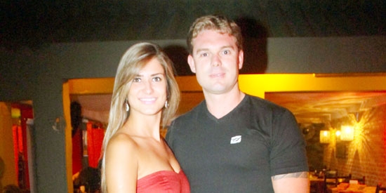 Bonito casal clicamos na semana passada no Picanha na Tábua: Grazziele Feilstrecker e Fabrício Henrich